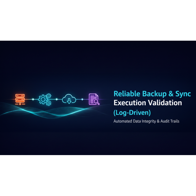 Backup & Sync Execution Validation (Log-Driven)